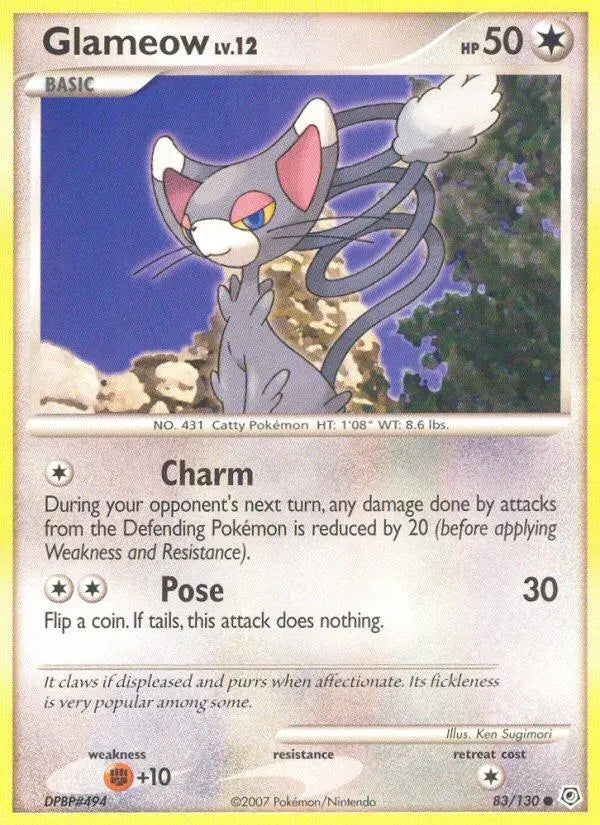 Glameow (83/130) [Diamond & Pearl: Base Set] Pokémon