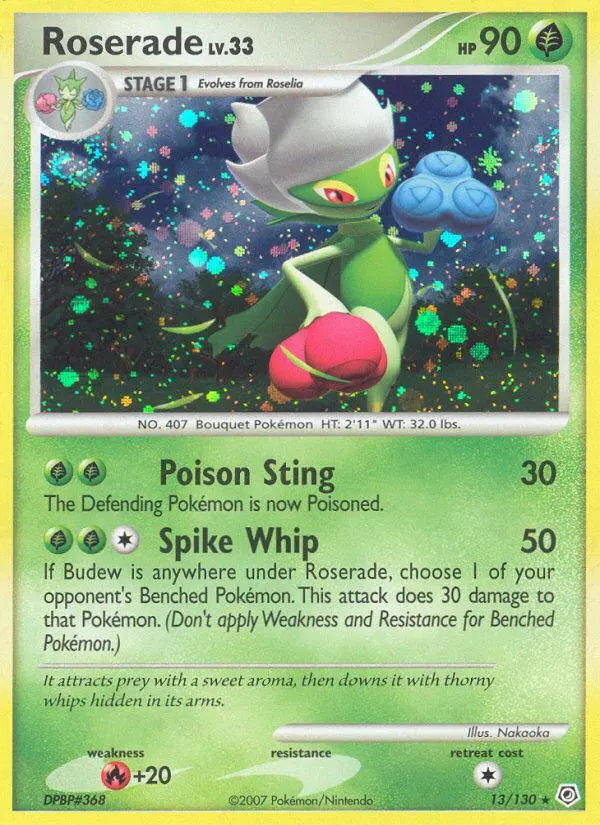 Roserade (13/130) [Diamond & Pearl: Base Set] Pokémon