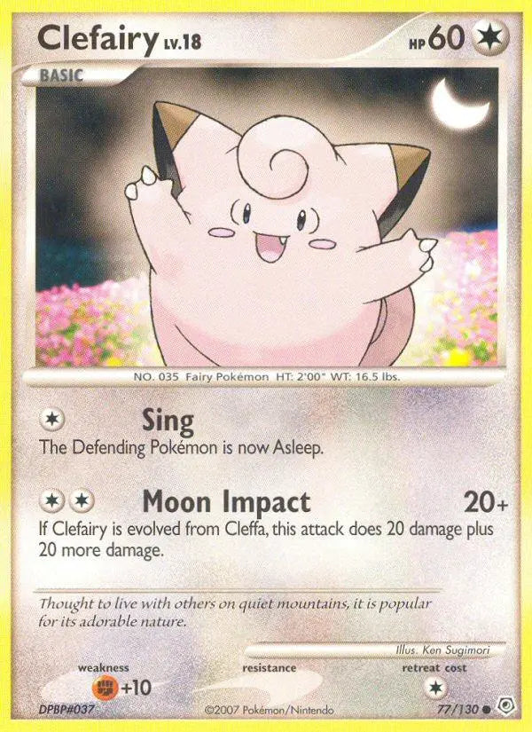 Clefairy (77/130) [Diamond & Pearl: Base Set] Pokémon