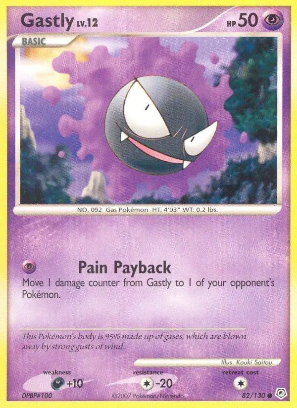Gastly (82/130) [Diamond & Pearl: Base Set] Pokémon