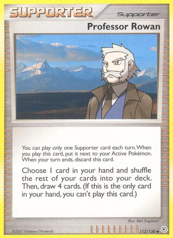 Professor Rowan (112/130) [Diamond & Pearl: Base Set] Pokémon