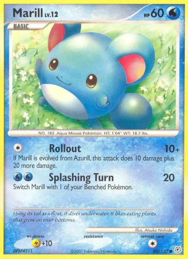 Marill (88/130) [Diamond & Pearl: Base Set] Pokémon