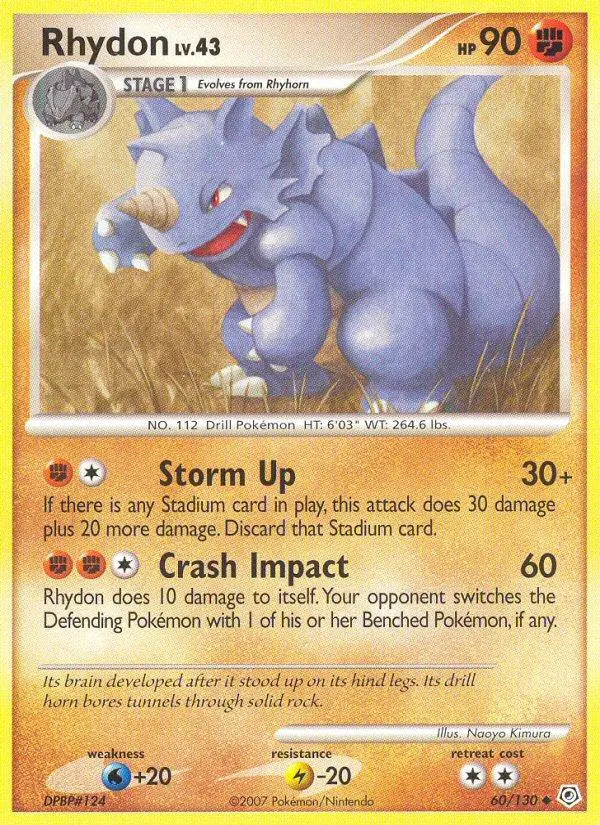 Rhydon (60/130) [Diamond & Pearl: Base Set] Pokémon