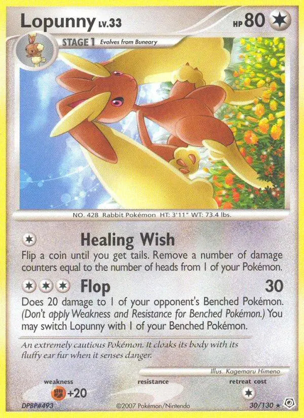 Lopunny (30/130) [Diamond & Pearl: Base Set] Pokémon