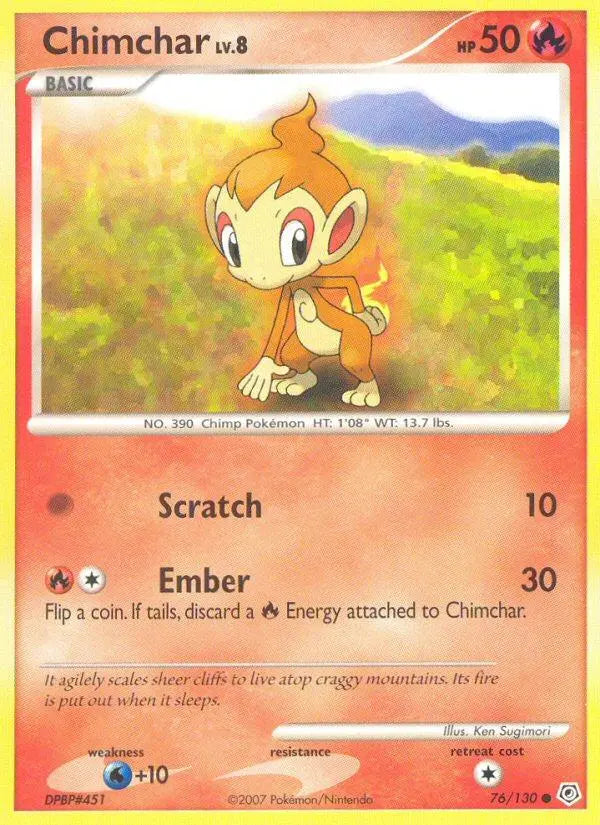 Chimchar (76/130) [Diamond & Pearl: Base Set] Pokémon