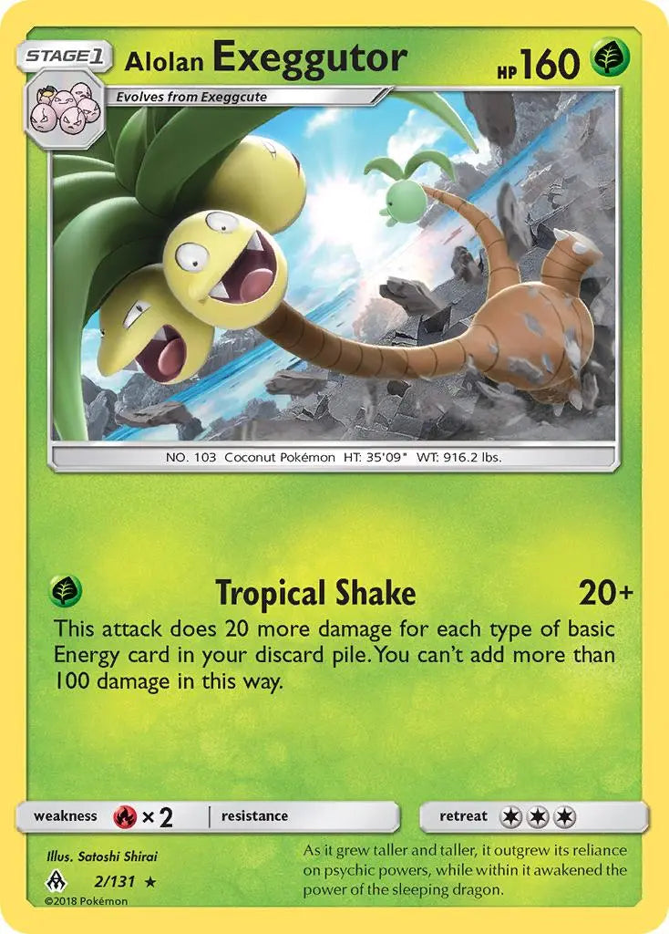 Alolan Exeggutor (2/131) [Sun & Moon: Forbidden Light] Pokémon