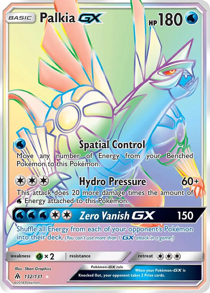 Palkia GX (132/131) [Sun & Moon: Forbidden Light] Pokémon