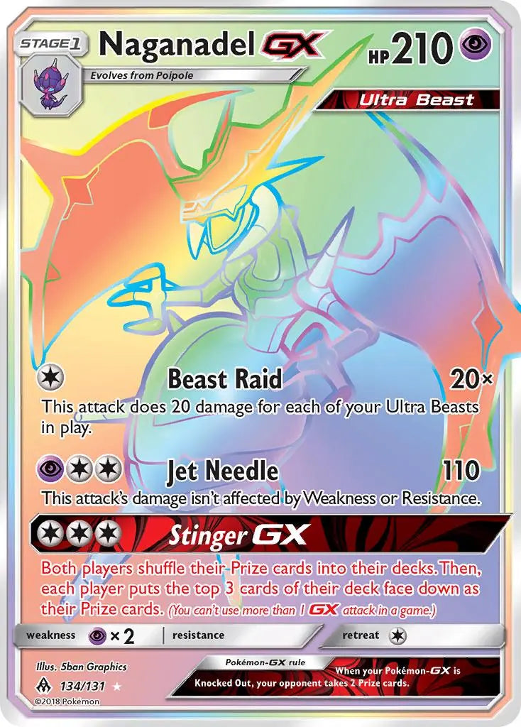 Naganadel GX (134/131) [Sun & Moon: Forbidden Light] Pokémon