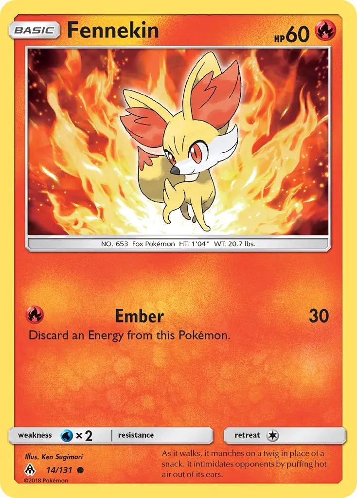 Fennekin (14/131) [Sun & Moon: Forbidden Light] Pokémon