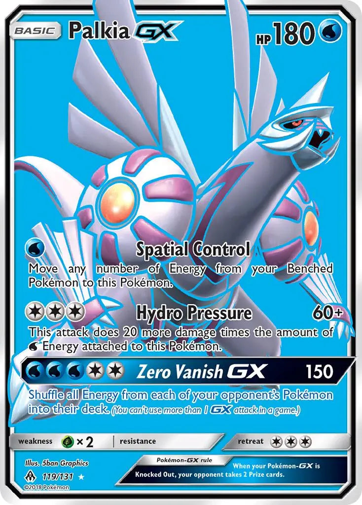 Palkia GX (119/131) [Sun & Moon: Forbidden Light] Pokémon