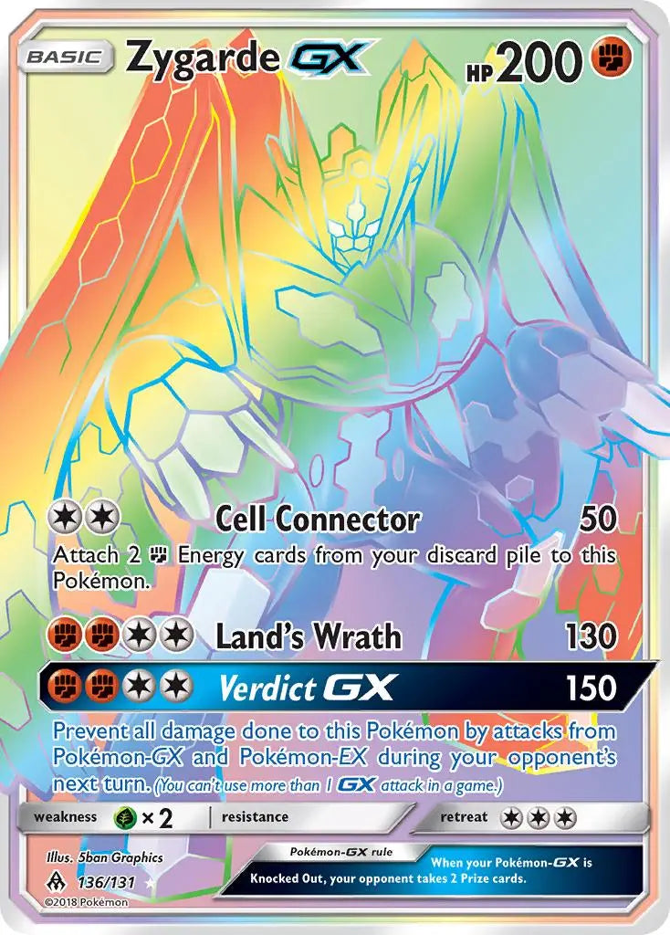Zygarde GX (136/131) [Sun & Moon: Forbidden Light] Pokémon