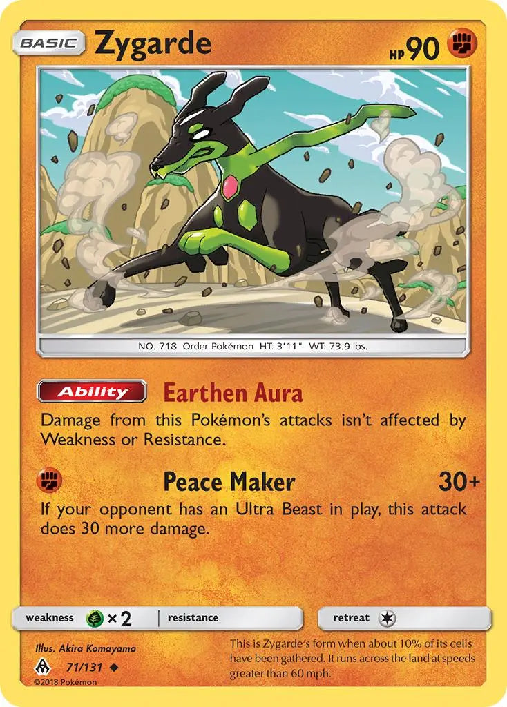 Zygarde (71/131) [Sun & Moon: Forbidden Light] Pokémon