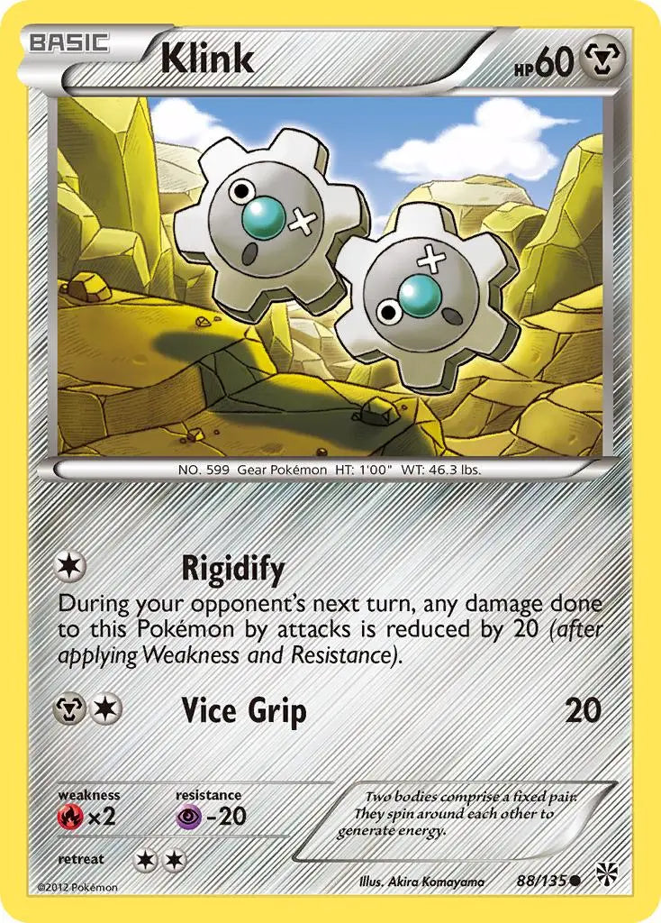 Klink (88/135) [Black & White: Plasma Storm] Pokémon