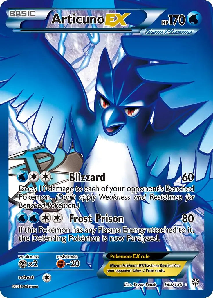 Articuno EX (132/135) [Black & White: Plasma Storm] Pokémon