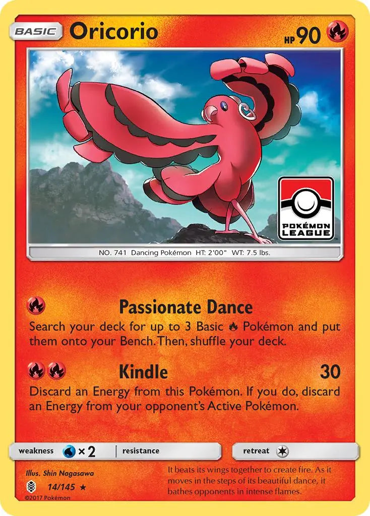 Oricorio (14/145) [Sun & Moon: Guardians Rising] Pokémon