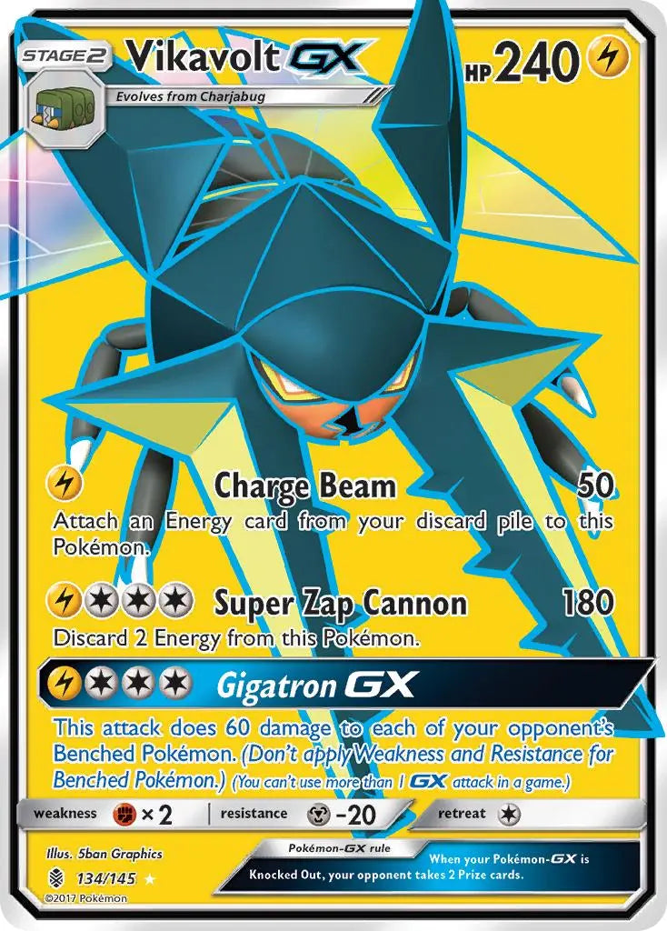 Vikavolt GX (134/145) [Sun & Moon: Guardians Rising] Pokémon