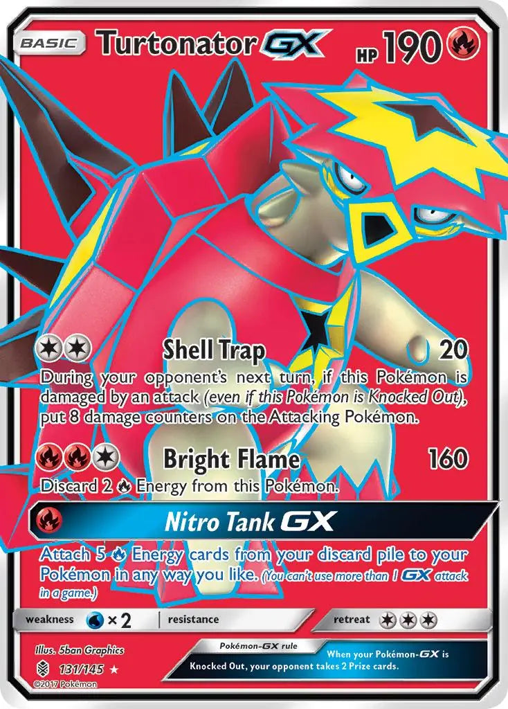 Turtonator GX (131/145) [Sun & Moon: Guardians Rising] Pokémon