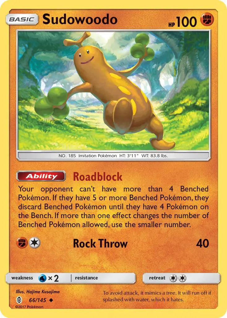 Sudowoodo (66/145) [Sun & Moon: Guardians Rising] Pokémon