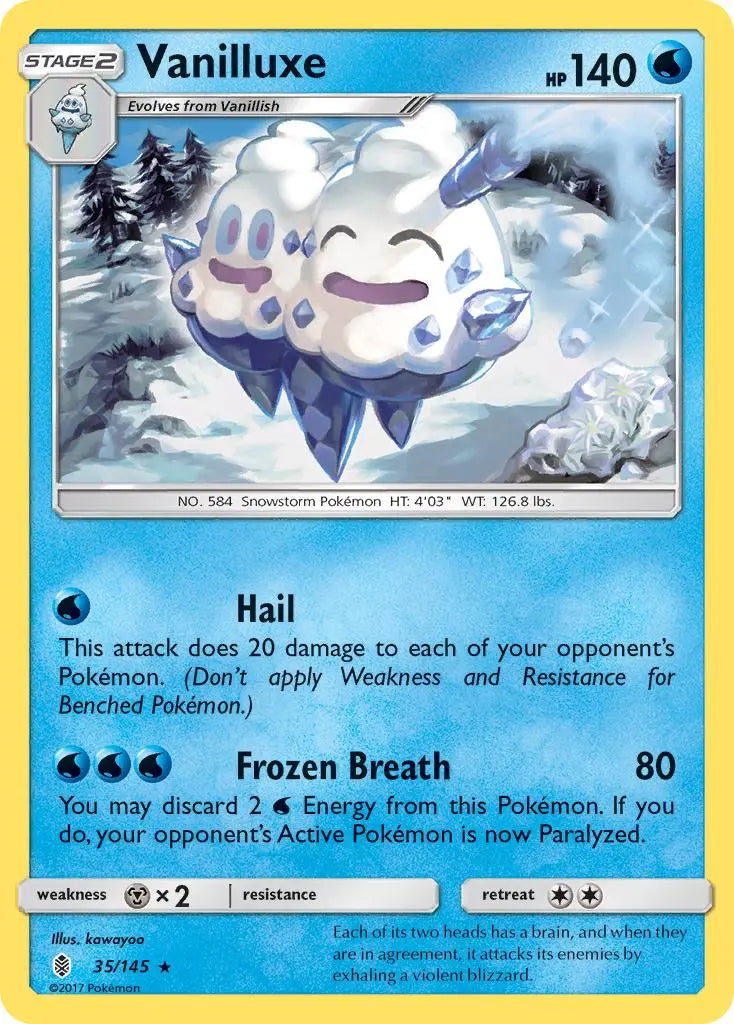 Vanilluxe (35/145) [Sun & Moon: Guardians Rising] Pokémon