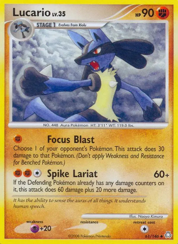 Lucario (61/146) [Diamond & Pearl: Legends Awakened] Pokémon