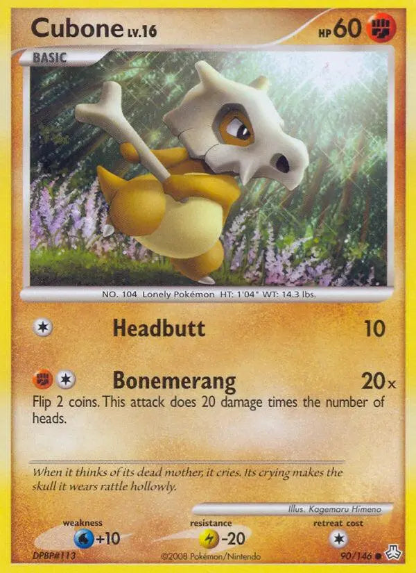 Cubone (90/146) [Diamond & Pearl: Legends Awakened] Pokémon