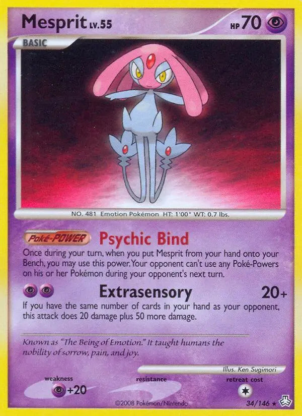 Mesprit (34/146) [Diamond & Pearl: Legends Awakened] Pokémon