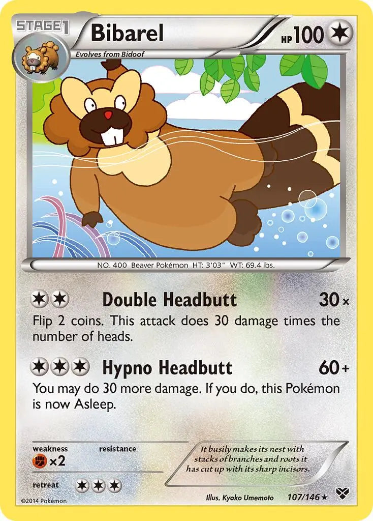 Bibarel (107/146) [XY: Base Set] Pokémon