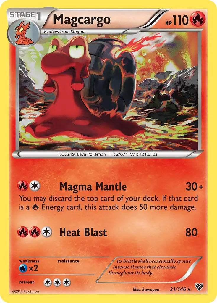 Magcargo (21/146) [XY: Base Set] Pokémon