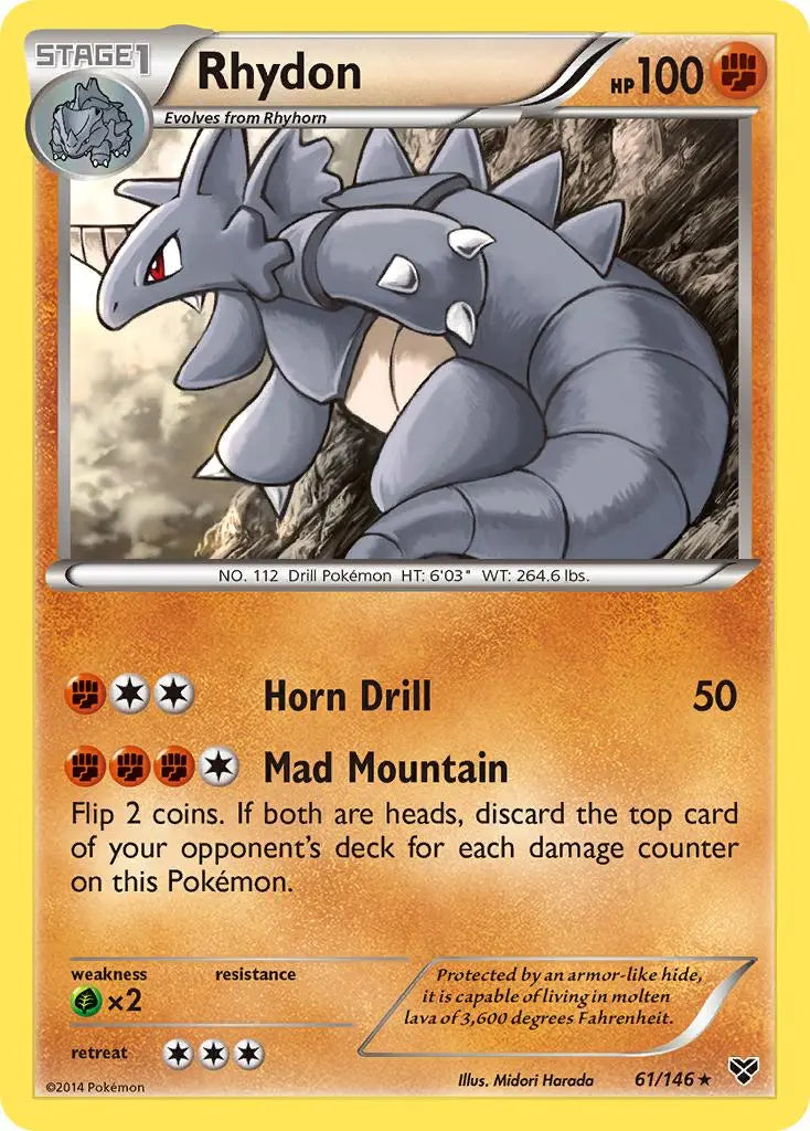 Rhydon (61/146) [XY: Base Set] Pokémon