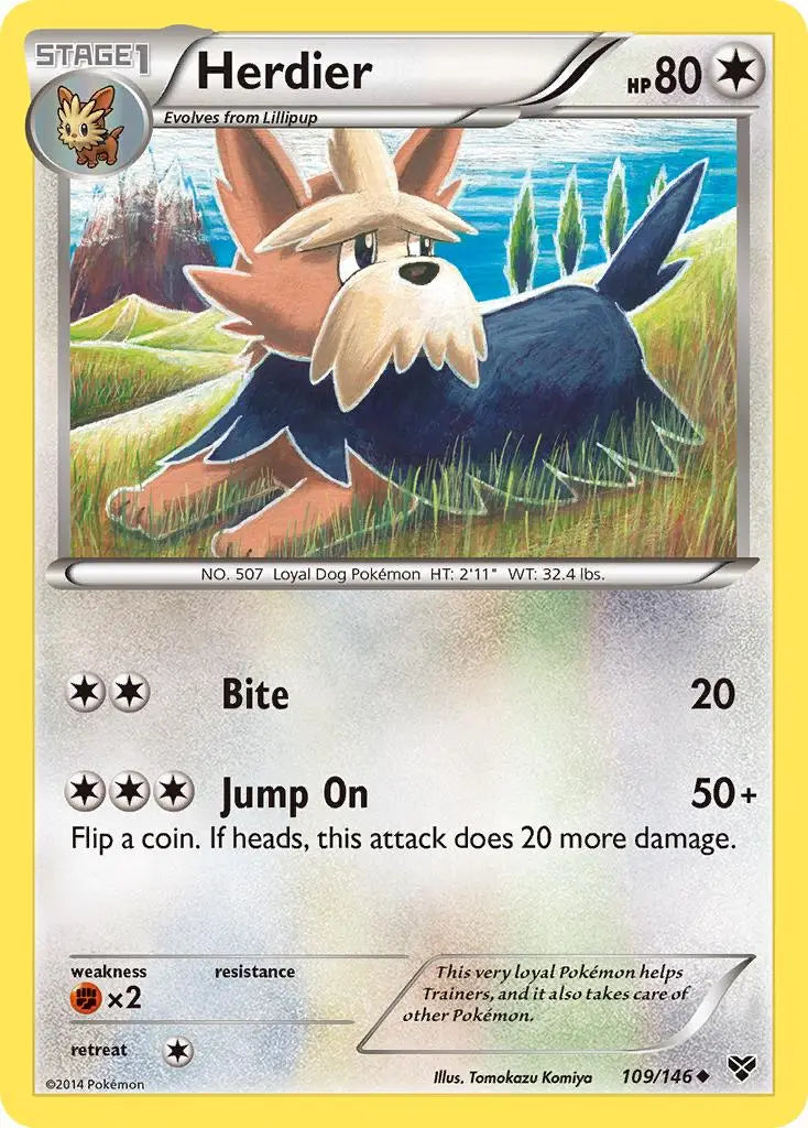 Herdier (109/146) [XY: Base Set] Pokémon