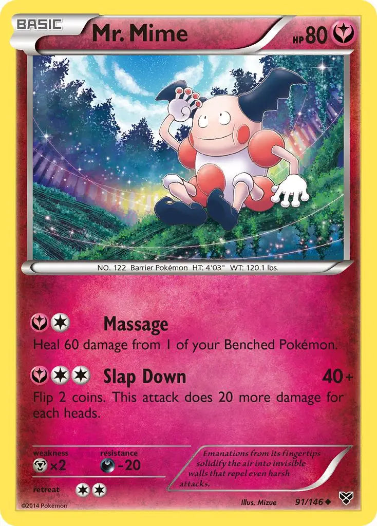 Mr. Mime (91/146) [XY: Base Set] Pokémon