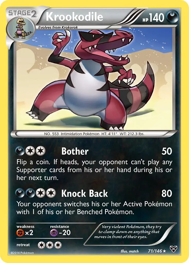 Krookodile (71/146) [XY: Base Set] Pokémon