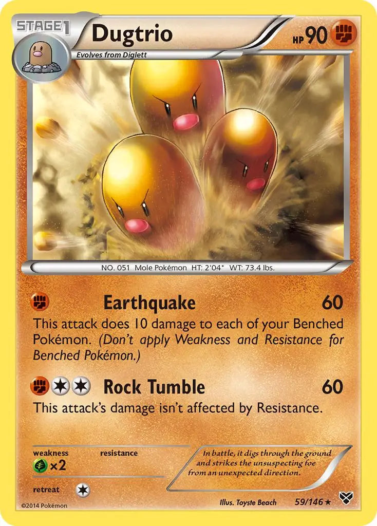 Dugtrio (59/146) [XY: Base Set] Pokémon