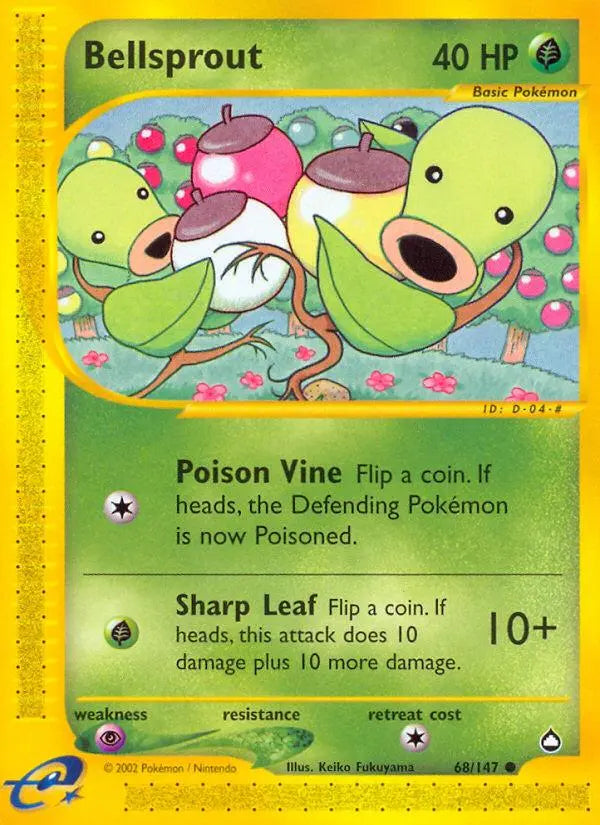 Bellsprout (68/147) [Aquapolis] Pokémon