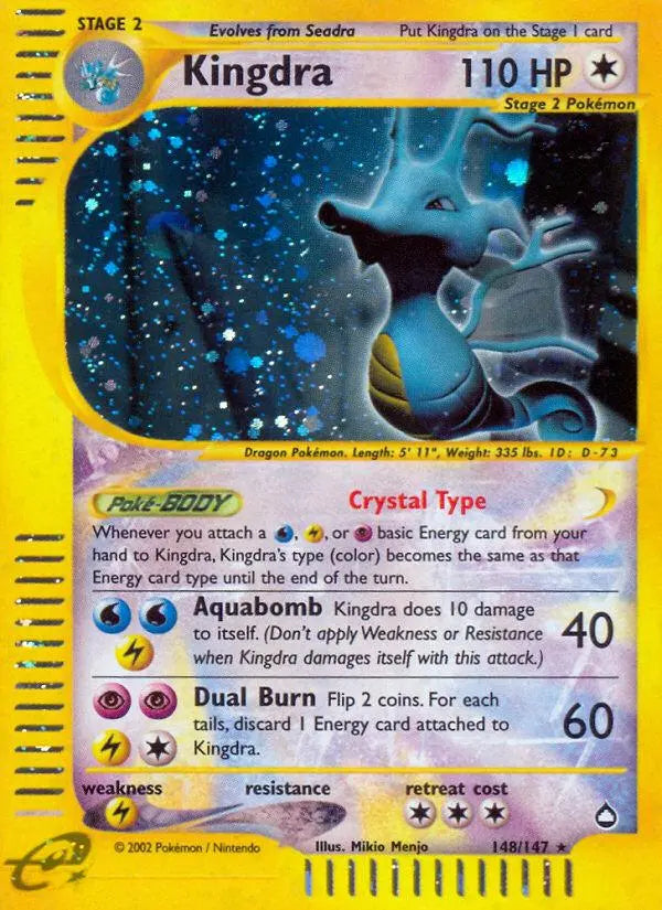 Kingdra (148/147) [Aquapolis] Pokémon