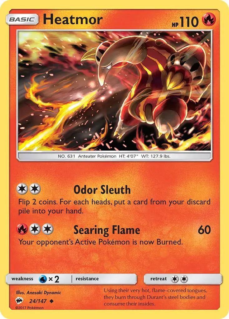 Heatmor (24/147) [Sun & Moon: Burning Shadows] Pokémon