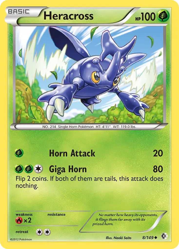 Heracross (8/149) [Black & White: Boundaries Crossed] Pokémon