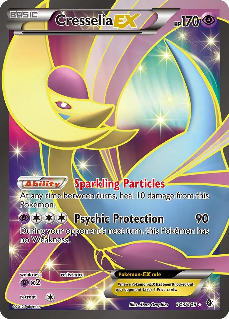 Cresselia EX (143/149) [Black & White: Boundaries Crossed] Pokémon