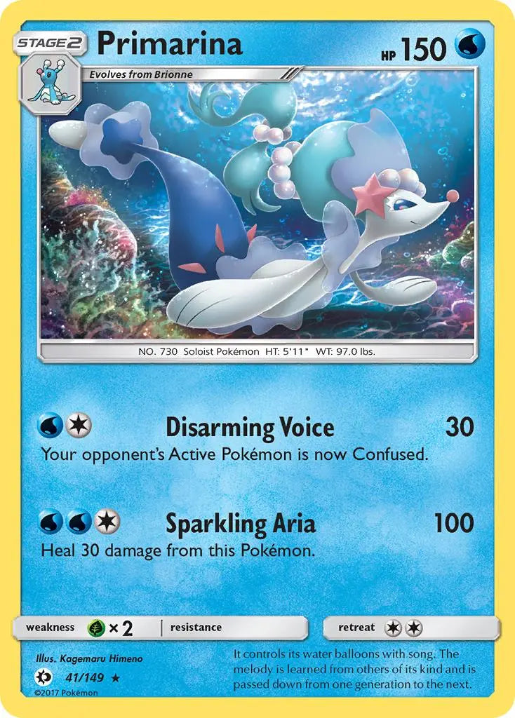 Primarina (41/149) [Sun & Moon: Base Set] Pokémon