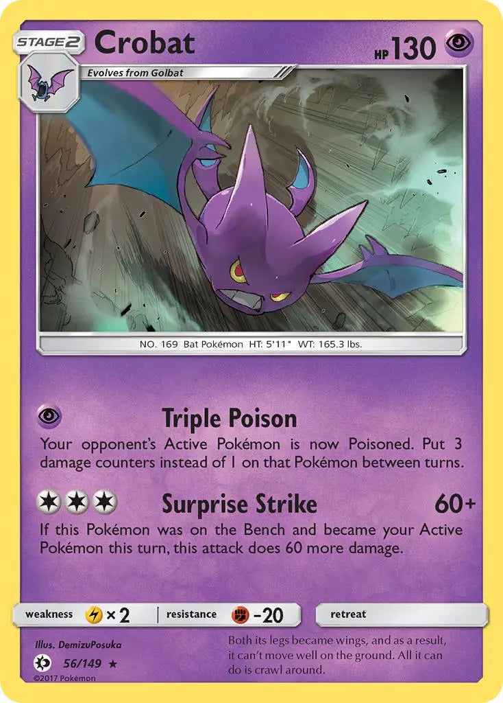 Crobat (56/149) [Sun & Moon: Base Set] Pokémon