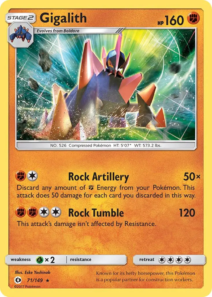 Gigalith (71/149) [Sun & Moon: Base Set] Pokémon