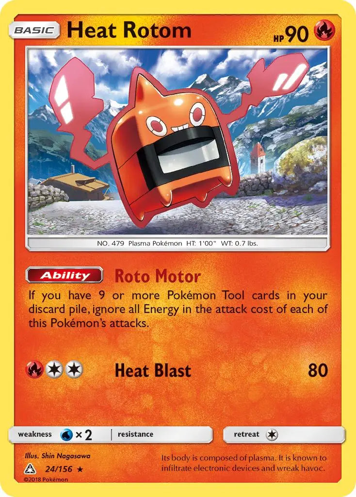 Heat Rotom (24/156) [Sun & Moon: Ultra Prism] Pokémon