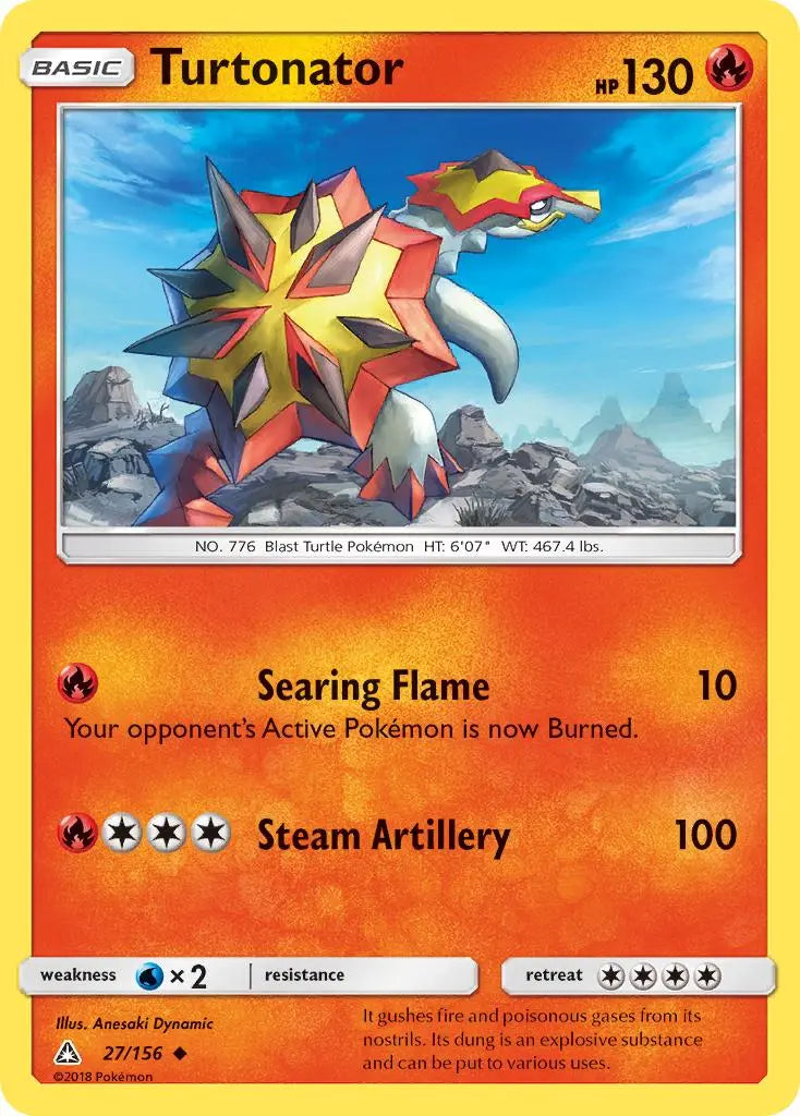 Turtonator (27/156) [Sun & Moon: Ultra Prism] Pokémon