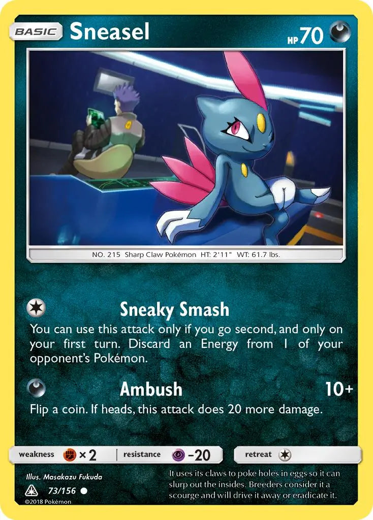 Sneasel (73/156) [Sun & Moon: Ultra Prism] Pokémon