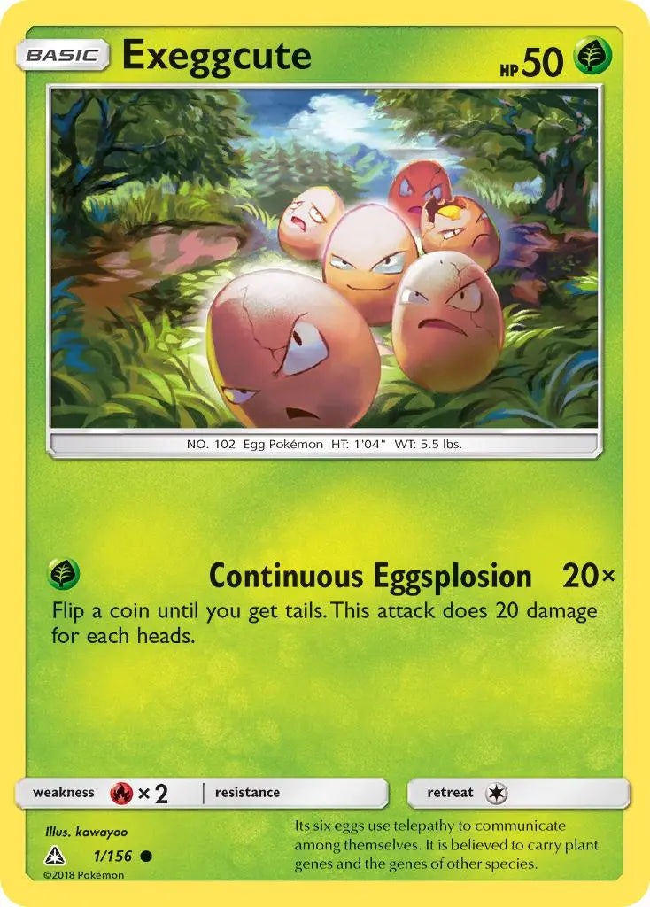 Exeggcute (1/156) [Sun & Moon: Ultra Prism] Pokémon