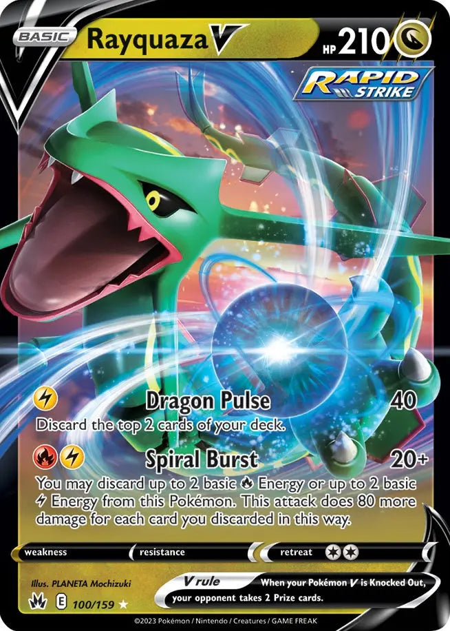 Rayquaza V 100/159 (Jumbo Card) [Sword & Shield: Evolving Skies] Pokémon