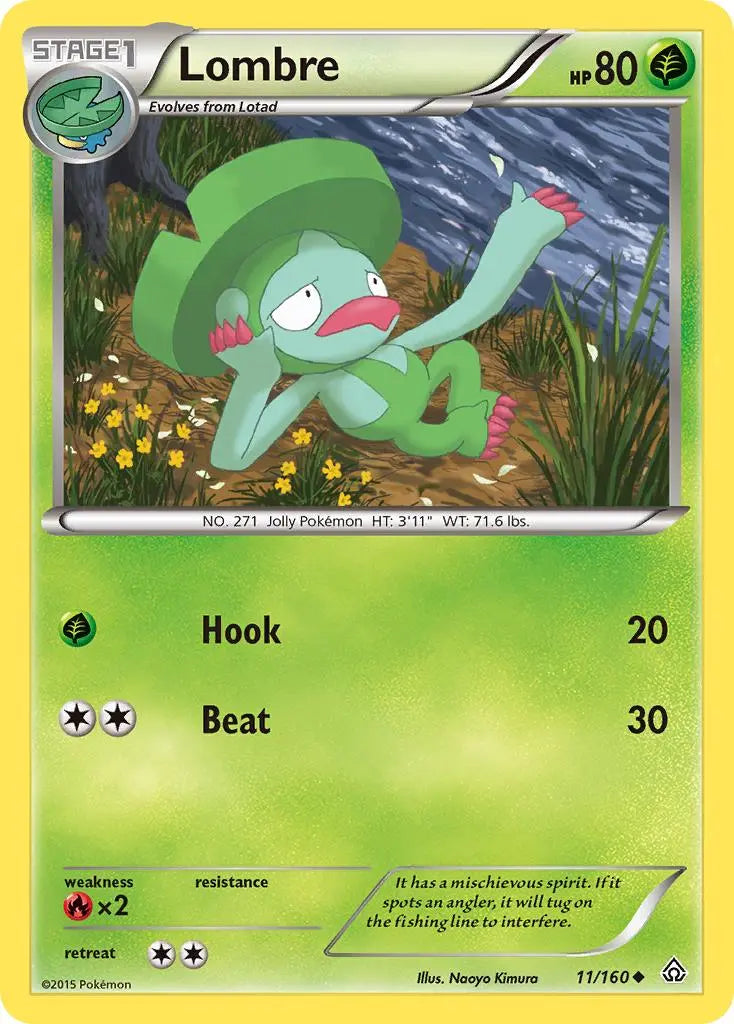 Lombre (11/160) [XY: Primal Clash] Pokémon
