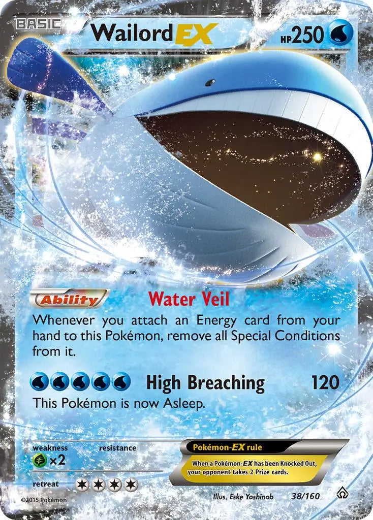 Wailord EX (38/160) [XY: Primal Clash] Pokémon