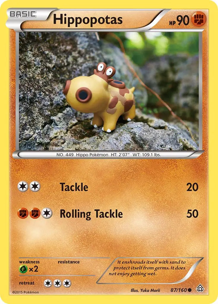 Hippopotas (87/160) [XY: Primal Clash] Pokémon