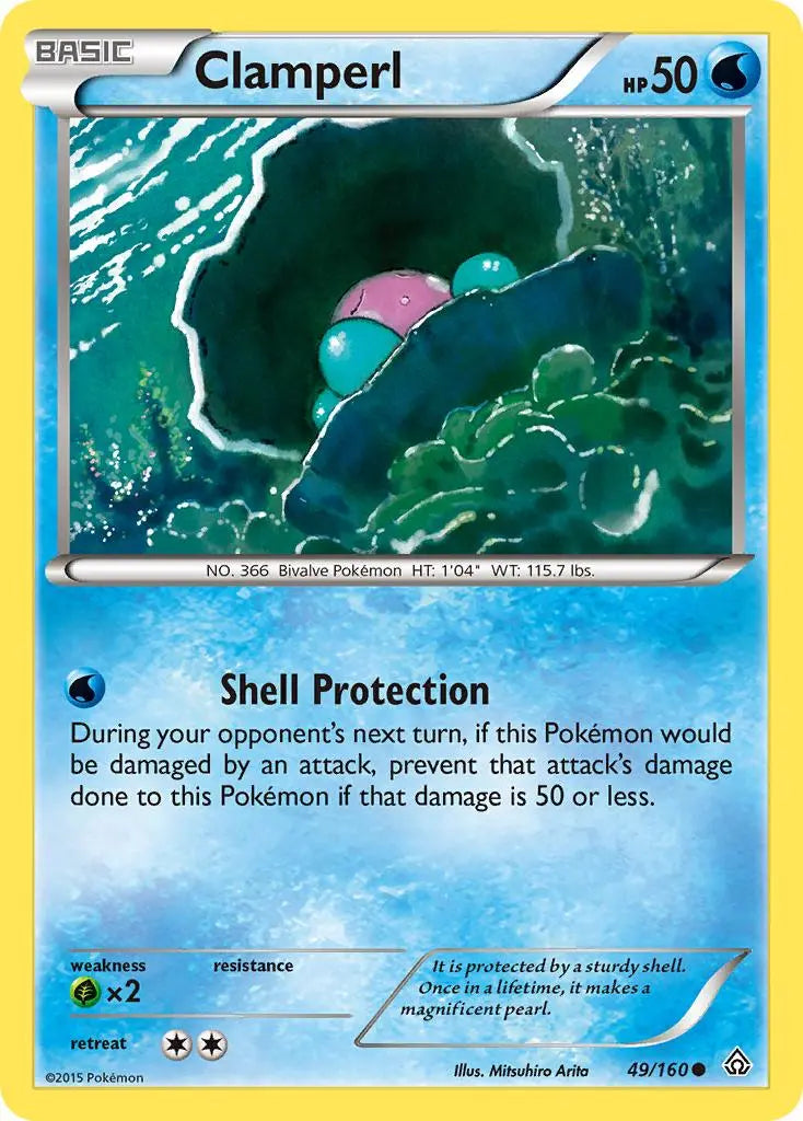 Clamperl (49/160) [XY: Primal Clash] Pokémon